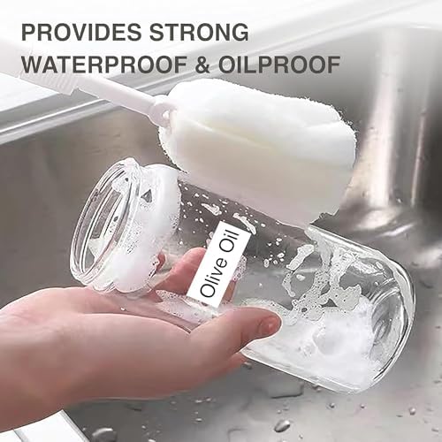 SUPVAN E-Series Continuous Label, 8 Packs, 0.59'' W × 19.7' L, White - Image 5