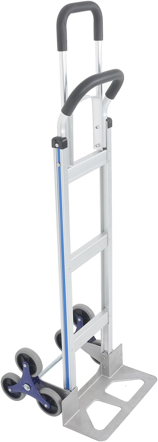 findmall Aluminum Hand Truck Dolly Climbing Trolley Double Handle 550 Lbs Load by FINDMOREINDUSTRY