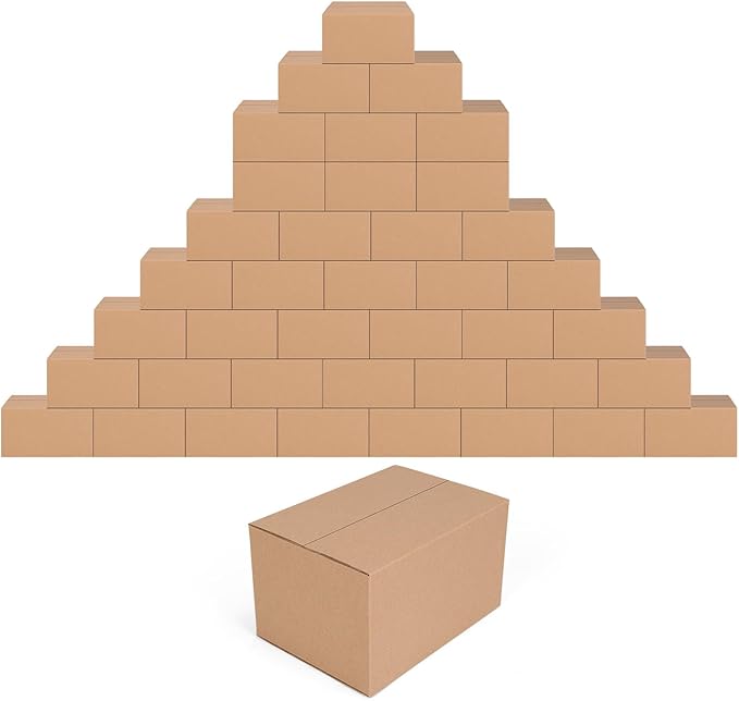 EdenseeLake 40 Pack 7x5x4 inches Shipping Boxes Small Cardboard Boxes by Edenseelake