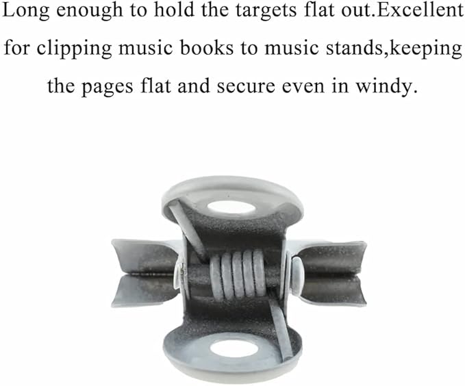 HAHIYO 0.87inch White Bulldog Clips Metal File Hinge Binder Clips Clamps Save - Image 4