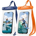 Rynapac IPX8 Waterproof Phone Pouch - 8.5in, 2 Pack Waterproof Phone Case for iPhone 17 16 15 Pro Max, Galaxy S26 S25 Ultra, Cellphone Dry Bag with Lanyard for Beach Vacation Travel Cruise Essentials by Rynapac