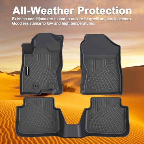 TPE Floor Mats for 2024 2025 2026 Subaru Crosstrek All Weather Car Floor Liners Fit Toyota Corolla Accessories Black - Image 6