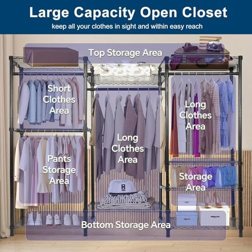 Whitmor Modern Industrial Wardrobe - Image 3