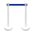 VIP Crowd Control Retractable Belt Stanchion Queue Safety Barrier Set by CrowdControlCenter
