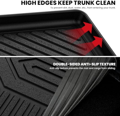 LASFIT Cargo Trunk Mat with Backrest Mats for Mazda CX5 2017-2025 - Image 3