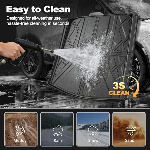 Cargo Liner Compatible with Cadillac CT5 CT5-V 2020-2025 2026 Weather-Resistant Trunk Mats for Cars with Raised Lip Non-Slip Car Rear Trunk Mat Tray Pad Boot - Image 7