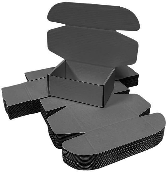 50 Pcs 4.3 x 3.1 x 2 inches Mini Size Corrugated Cardboard Gift Boxes - Image 3