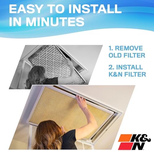 K&N 14x24x1 HVAC Furnace Air Filter, Lasts a Lifetime, Washable, Merv 11, the Last HVAC Filter You Will Ever Buy, Breathe Safely at Home or in the Office, HVC-11424 - Image 5