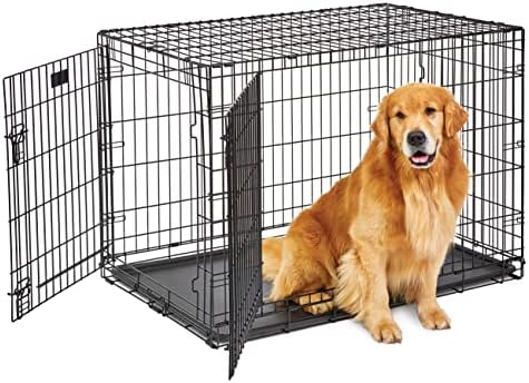 LifeStages by MidWest 42-Inch Double Door Crate, Large Breeds, 71-90 lbs by MidWestHomesForPets