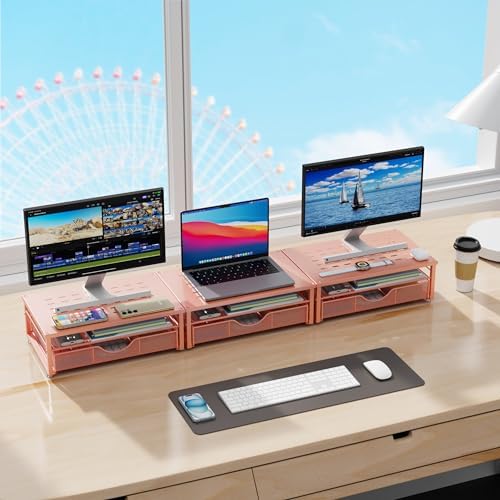 gianotter Computer Monitor Stand Riser with Drawer - Image 6