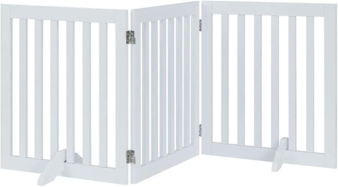 unipaws 24”H Free Standing Pet Gate by unipaws