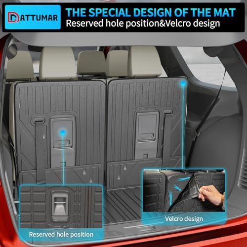 Floor Mats Set (7 PCS) for 2016-2025 2026 Dodge Durango 7-Seater - Image 5