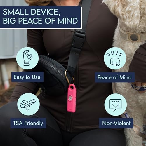She’s Birdie 3.0 New Version – The Original Personal Safety Alarm for Women by Women–Loud Siren, Flash Light and Rechargeable Battery in a Variety of Colors (Metallic Lavender Purple) - Image 6
