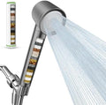 Filtered Shower Head with Handheld, High Pressure Water Flow and Multiple Spray Modes Shower Head with Filter, Power Wash for Hard Water, Showerhead with ON/OFF Switch for Pets Bath (Stone Gray) by Sipaote