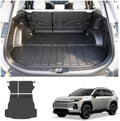Prosheve Cargo Trunk Mat with Backrest Mats for 2026 Toyota RAV4 PHEV,All Weather Protection TPE Custom Fit Cargo Liner Telluride Accessories,Black by Unknown