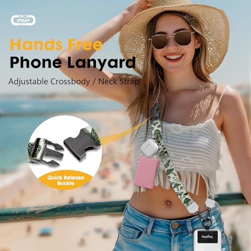 Icycay Phone Lanyard Crossbody Strap Neck Adjustable Teacher Women Mushroom - Image 2