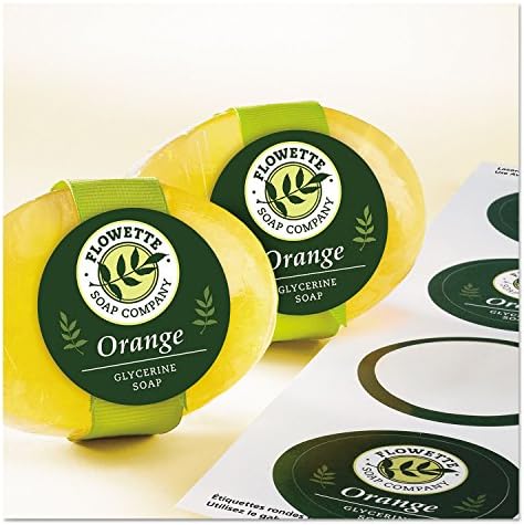 Avery® Printable Round Labels, Sure Feed® Technology, Glossy White Labels, 2" Diameter, Permanent Adhesive, Laser/Inkjet, 120 Total (22807) - Image 2