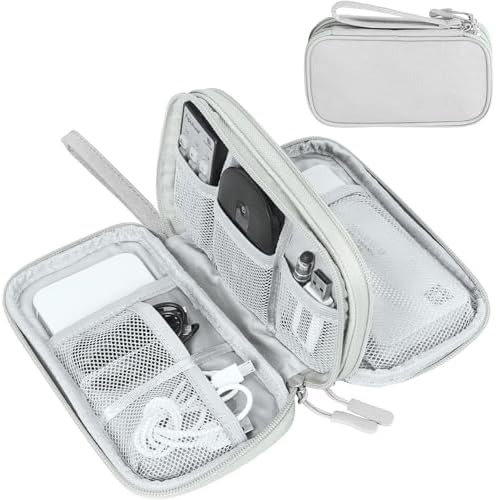 FYY Electronic Organizer, Travel Tech Pouch Bag, Medium, Grey by FYY