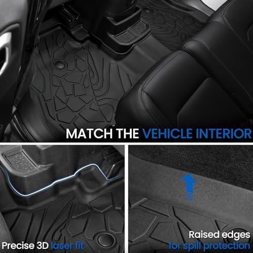 Floor Mats for Jeep Wrangler JL 4XE 2021-2025 (Not fit JK/Gas) - Image 4