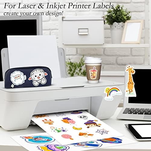 Full Sheet Sticker Paper for Laser & Ink Jet Printers, 8.5" x 11" Full Sheet Address Shipping Label, 1000 Sheets 1000 Labels - Image 4