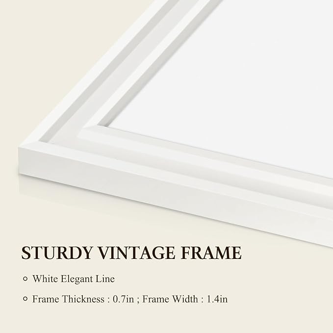 4 THOUGHT Dry Erase Board, 24 x 18 in Magnetic Whiteboard Wood Frame - Image 2