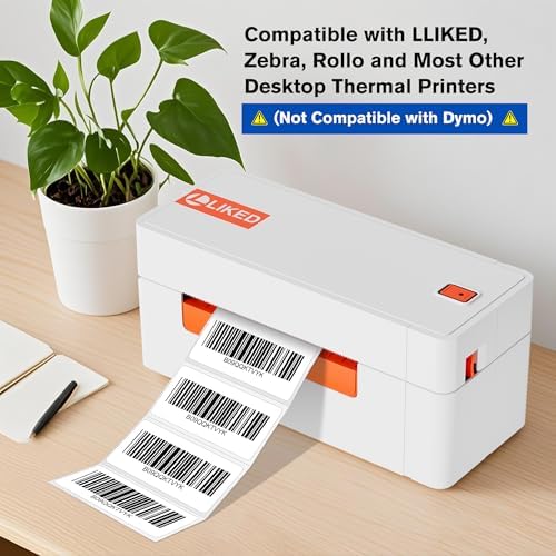 LLIKED 2"x1" Thermal Labels 1300 Removable Labels with No Residue - Image 6