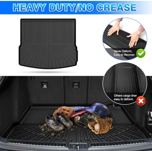 Macan Cargo mat - Trunk Mat for Porsche Macan 2014-2026, All Weather Trunk Mat for Macan Accessories, Heavy Duty Rubber Mats, Car Accessories - Image 5