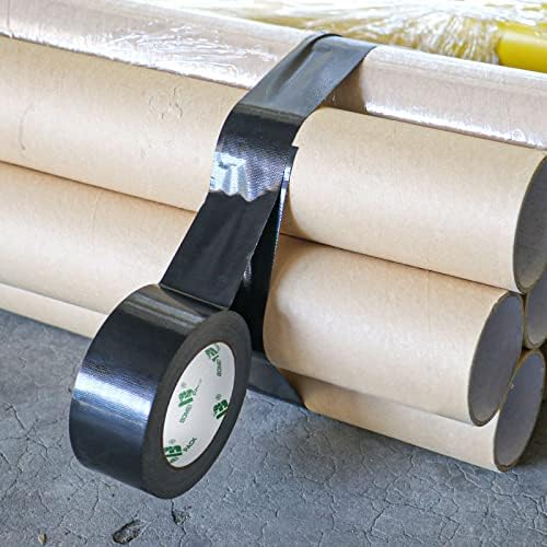 2 Pack Duct Tape Heavy Duty,9 Mil Thickness,2 Inches x 30 Yards,Strong Industrial Strength,Flexible,No Residue,Waterproof and Tear by Hand,Multi-Use for Indoor & Outdoor Repairs(Black) - Image 6