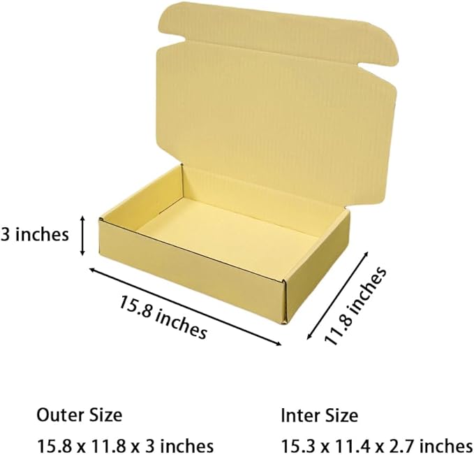 20 Pcs 15.8 x 11.8 x 3 inches Shipping Boxes - Image 2