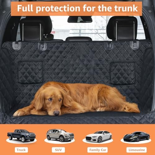 PETICON SUV Cargo Liner for Dogs, Trunk Cover with Bumper Flap Protector - Image 6