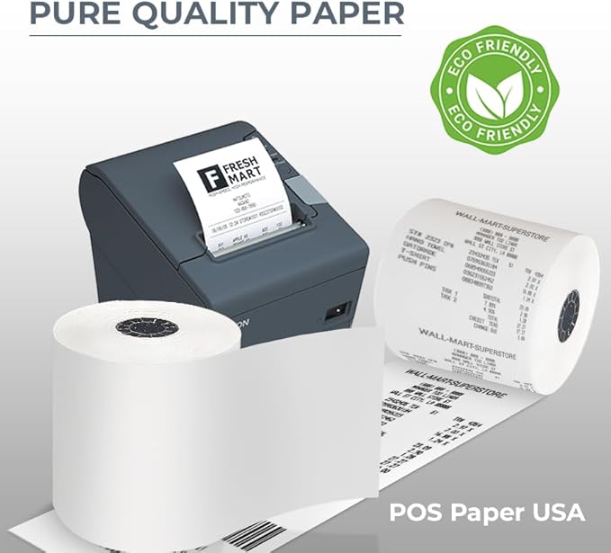 3 1/8" x 230' Thermal Receipt Paper - Image 5