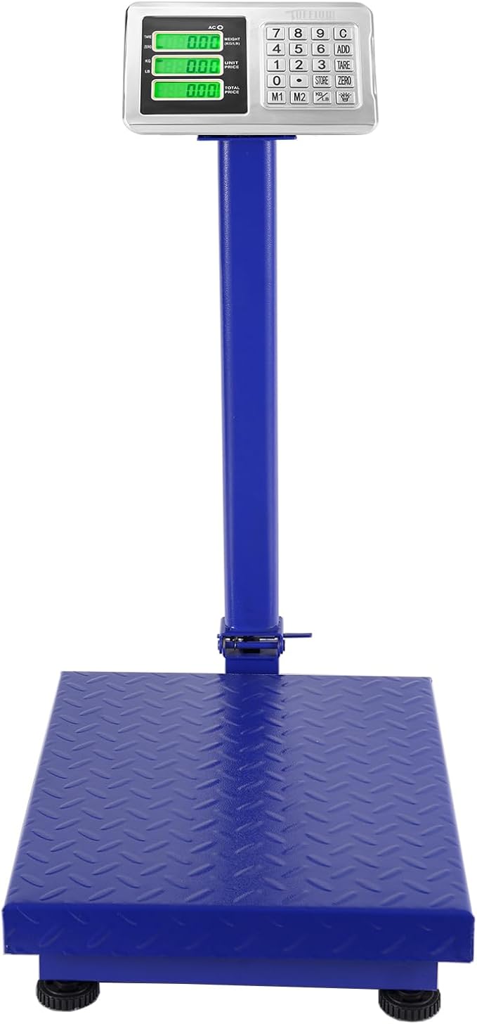 TUFFIOM 661lbs Weight Electronic Platform Scale, Digital Floor Heavy Duty by TUFFIOM