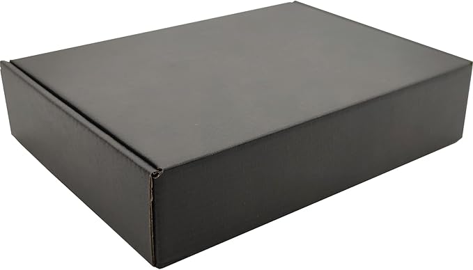 Small Black Shipping Boxes for Small Business Pack of 25-9x6x2 inches Cardboard - Image 5