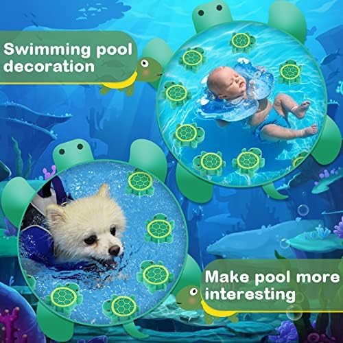 Patelai 18 Pcs Oil Absorbing Sponge Hot Tub Scum Absorber Swimming Pool Spa Sponge Accessories Cleaning Kit to Collect Scum Grime and Oil from Hot Tub Swimming Pool and Spa(Turtle) - Image 2