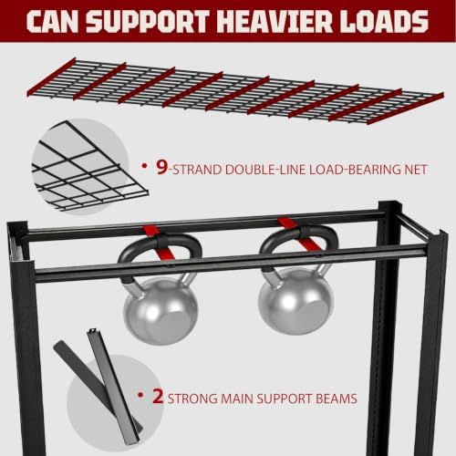 6T 62“ W x 24” D x 84" H Garage Shelving Heavy Duty, Metal Shelving, 8,100 lbs Storage Shelves, Adjustable Metal Shelves for Storage, Industrial Garage Shelves for Warehouses and Basements*2 - Image 6