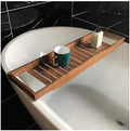 Solid Wood Bathtub Caddy Tray with Wine Glass Holder Luxury Spa nizer for Ultimate Relaxation and Comfort by Unknown