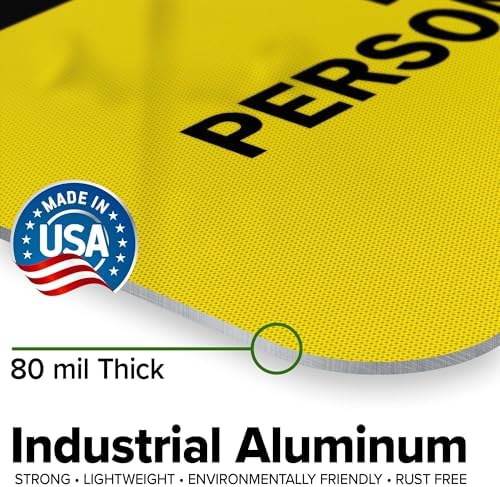 Caution Personal Protective Equipment Required Beyond This Point Bilingual Osha Sign, 24x30 Inches, 3M EGP Reflective .080 Aluminum, Fade Resistant, Made in USA by My Sign Center - Image 3