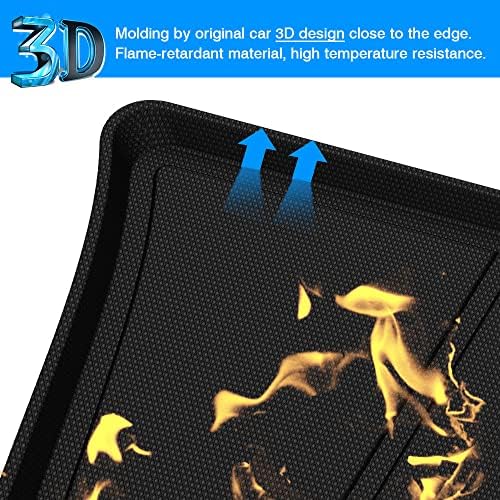 KUST Trunk Cargo Mat for Land Rover Discovery 4 LR4 2010-2016 (5/7 Seats) Rubber Rear Cover Cargo Liner Discoery 4 Accessories High Edge - Image 7