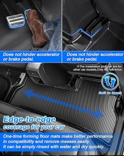 Cartist Floor Mats and Cargo Liner Fit for Chevy Trax (LS, ACTIV, LT, 1RS, 2RS) 2024-2026 & Buick Envista 2024-2026 All Weather Floor Mat for 2024 2025 2026 Envista & Trax Heavy Duty Carpet Protection - Image 4
