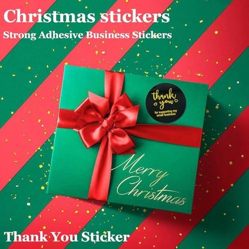 Thank You Stickers Rolls 1.5 Inch - 1000 Pcs Personalized Thank You for Supporting My Small Business Stickers Labels for Baking Envelope Seals Custom Sticker Tags for Wedding Birthday Party Gift Wrap - Image 6