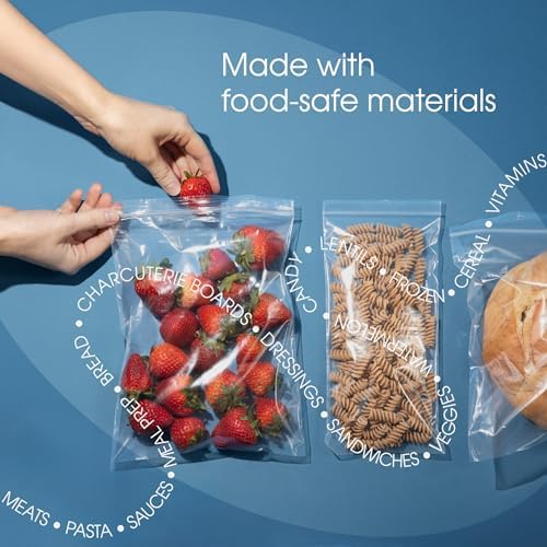 7” X 10” (1000 Count) 2 Mil Clear Reclosable Zip Plastic Poly Bags - Image 4