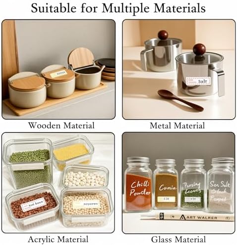 Freezer Labels 375pcs - 3"x1" Self-Adhesive Removable Food Labels | Write-On Waterproof & Oil-Proof Tape for Containers, Meal Prep & Pantry Organization (3 Rolls, 3 Colors) (Pack of 2) - Image 3