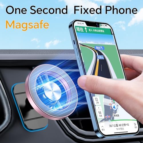 Kaistyle for Magsafe Car Mount【Strong Magnet】Magnetic Phone Holder for Car Phone Holder Mount Dash Mounted Holders Cell Phone Holders for Your Car Accessories for Women Men for iPhone 18 Pro Max 17 16 - Image 3