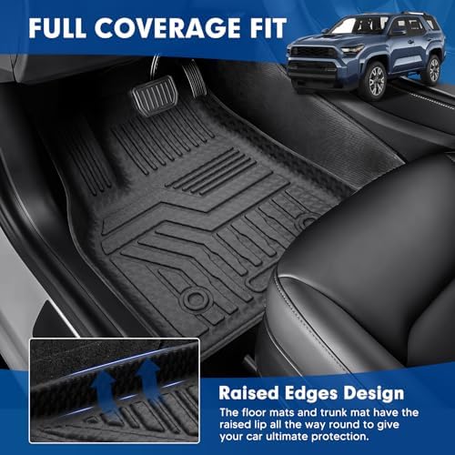 Mixsuper Floor Mat & Cargo Liner for Toyota 4Runner 2013-2024 - Image 3