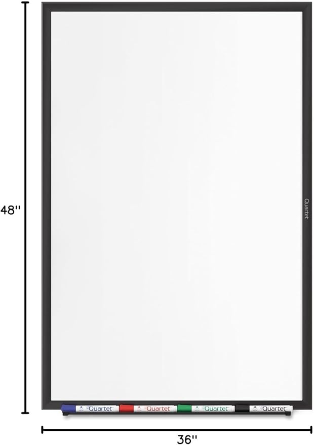 Quartet Magnetic Dry Erase White Board, Nano-Clean Surface Resists Ink Stains - Image 10