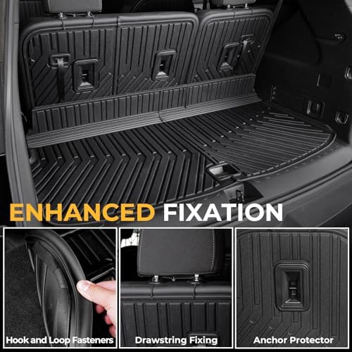 Floor Mats for 2018-2023 Chevy Traverse 7-Seat Accessories - Image 5