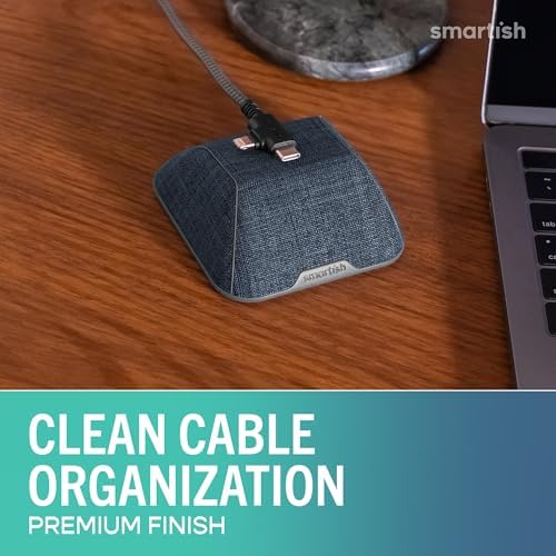 Smartish Magnetic Cord Holder, Cable Wrangler, Nightstand & Desk Organizer - Image 2