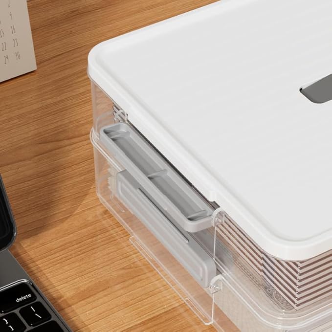 Portable Project Case Clear File Box - Image 7