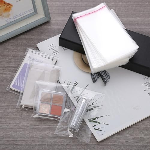 Morepack 3x5 In Cookie Bags Clear Self Sealing Cellophane Treat Bags 200Pcs - Image 6
