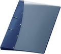 Veloflex 1141450 Diamond Ring Binder DIN 210 x 297 mm, Combi Mechanism Ring Binder A4 Blue by VELOFLEX